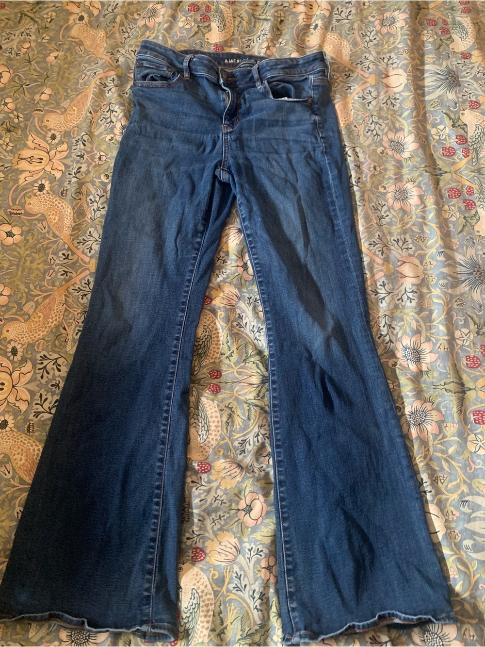 American Eagle Outfitters Dark Blue Flare Jeans